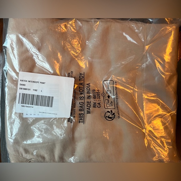 Free People Movement x Hatch Intercept Pants Desert Sand Tan Size XS & Large NWT - Picture 4 of 4